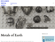 Tablet Screenshot of dynamitemetal.com